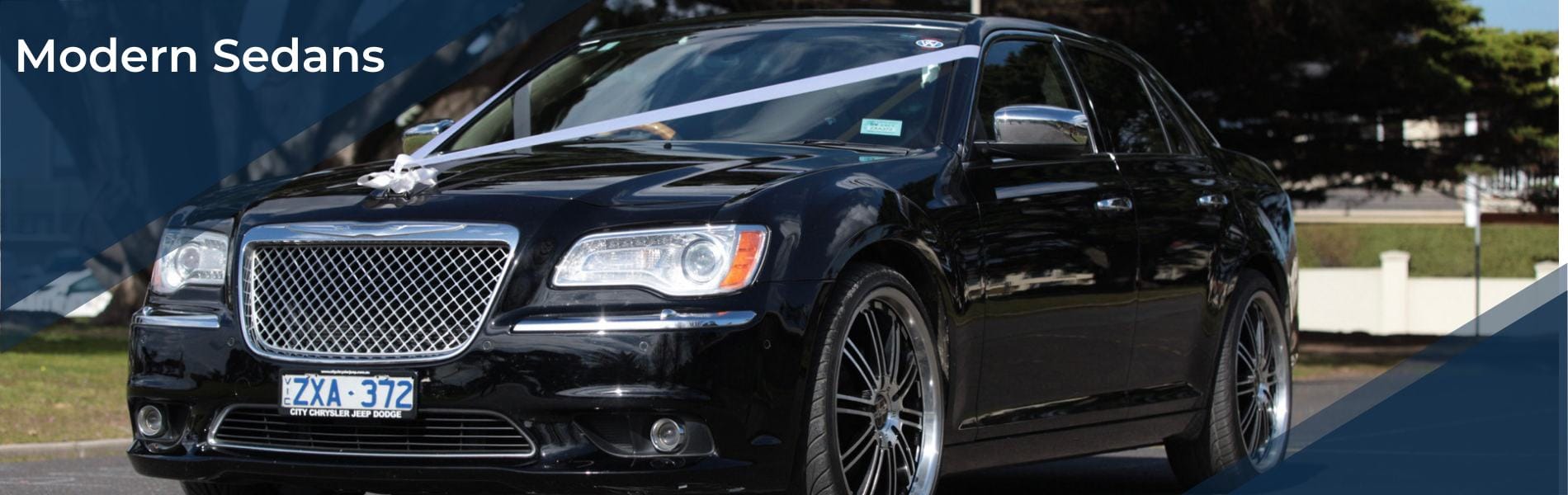 Modern Sedans Banner Modern Sedans Weddings