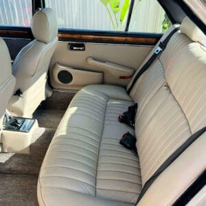 The Classic Drive Co - Cream Jaguar XJ6 back