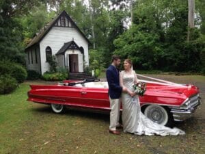 Melbourne Wedding Red Caddy Hire